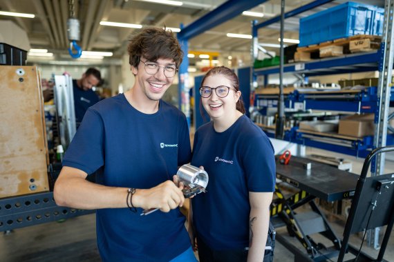 apprentices in metal working