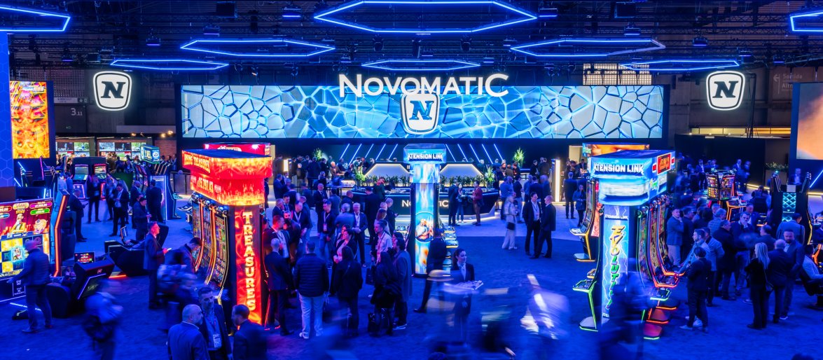 Überblick über den NOVOMATIC Messestand